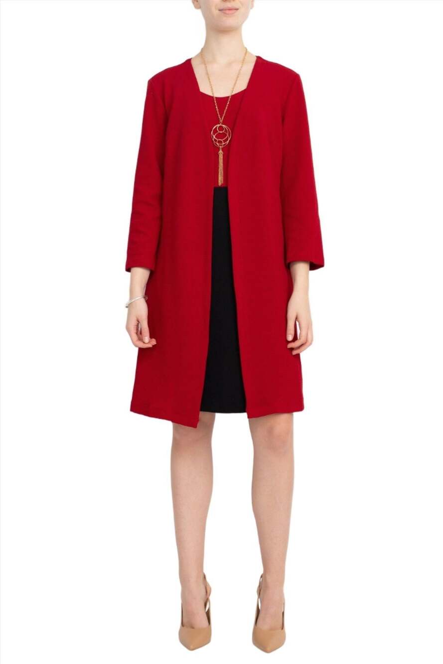 Sandra Darren 75869 Knee-Length Bubble Crepe Column Dress and Jacket Size: M NWT